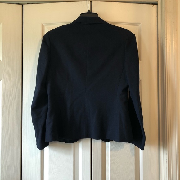 Vintage Stanley Blacker Blue Wool Blazer 12 - Picture 2 of 5